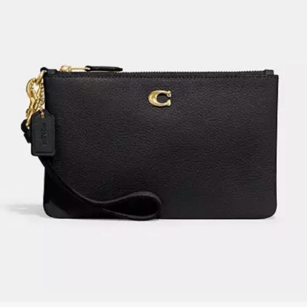 Coach Black Essential Small Wristlet